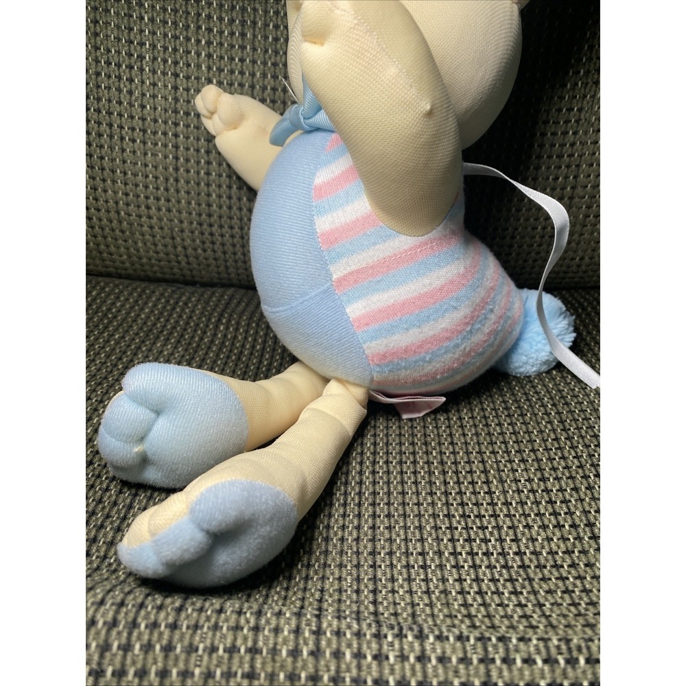 Vintage 15" Cabbage Patch Kids Bunny Bee Xavier Roberts Blue 1985 Plush Toy - Picture 7 of 13